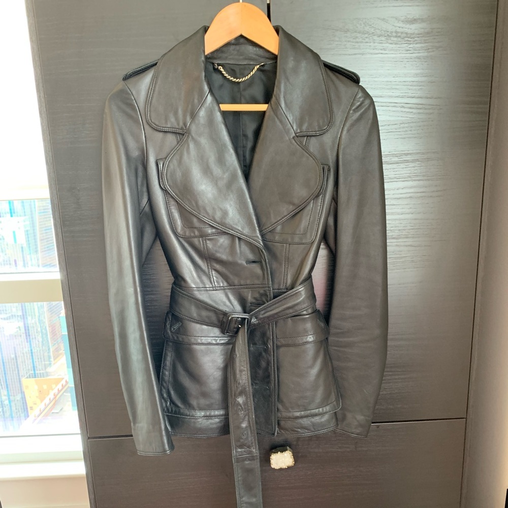 Burberry Leather Jacket